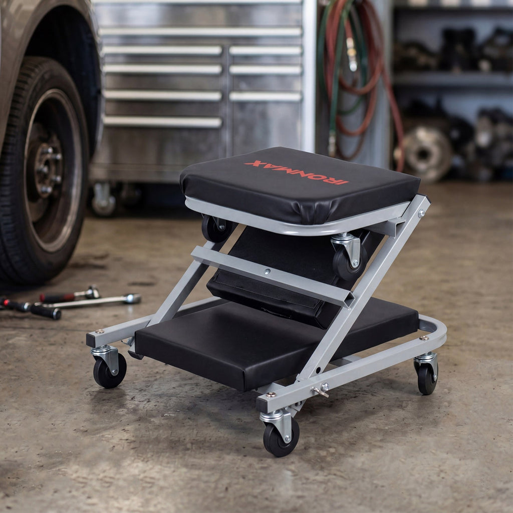 Ironmax 2-in-1 Mechanic Creeper & Z-Seat