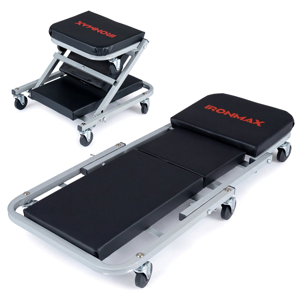 Ironmax 2-in-1 Mechanic Creeper & Z-Seat