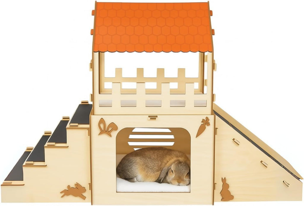 Wooden Bunny Castle Hideout