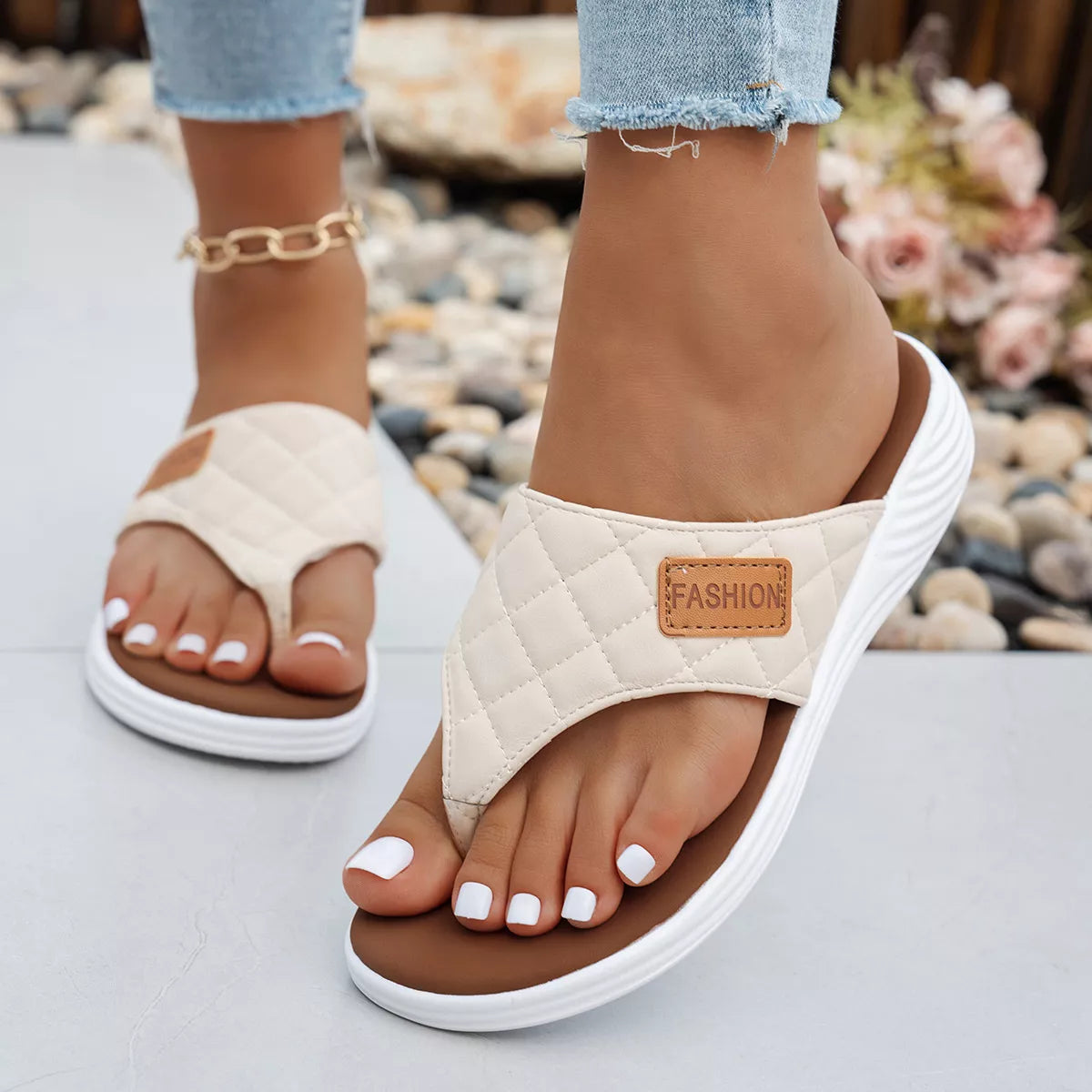 Women's Toe Post Platform Sandals