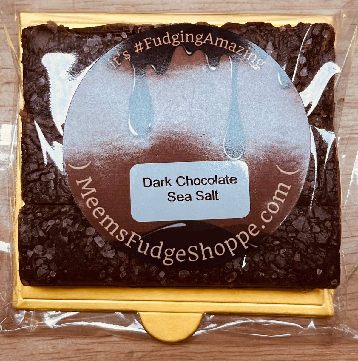 Handmade Dark Chocolate Sea Salt Fudge