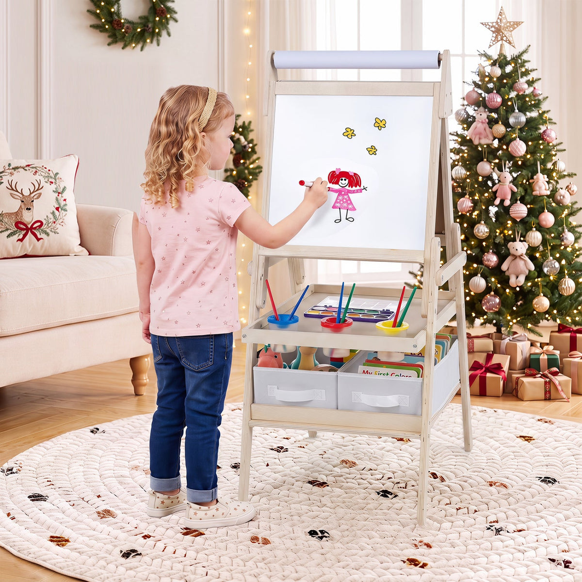 3-in-1 Kids Art Easel