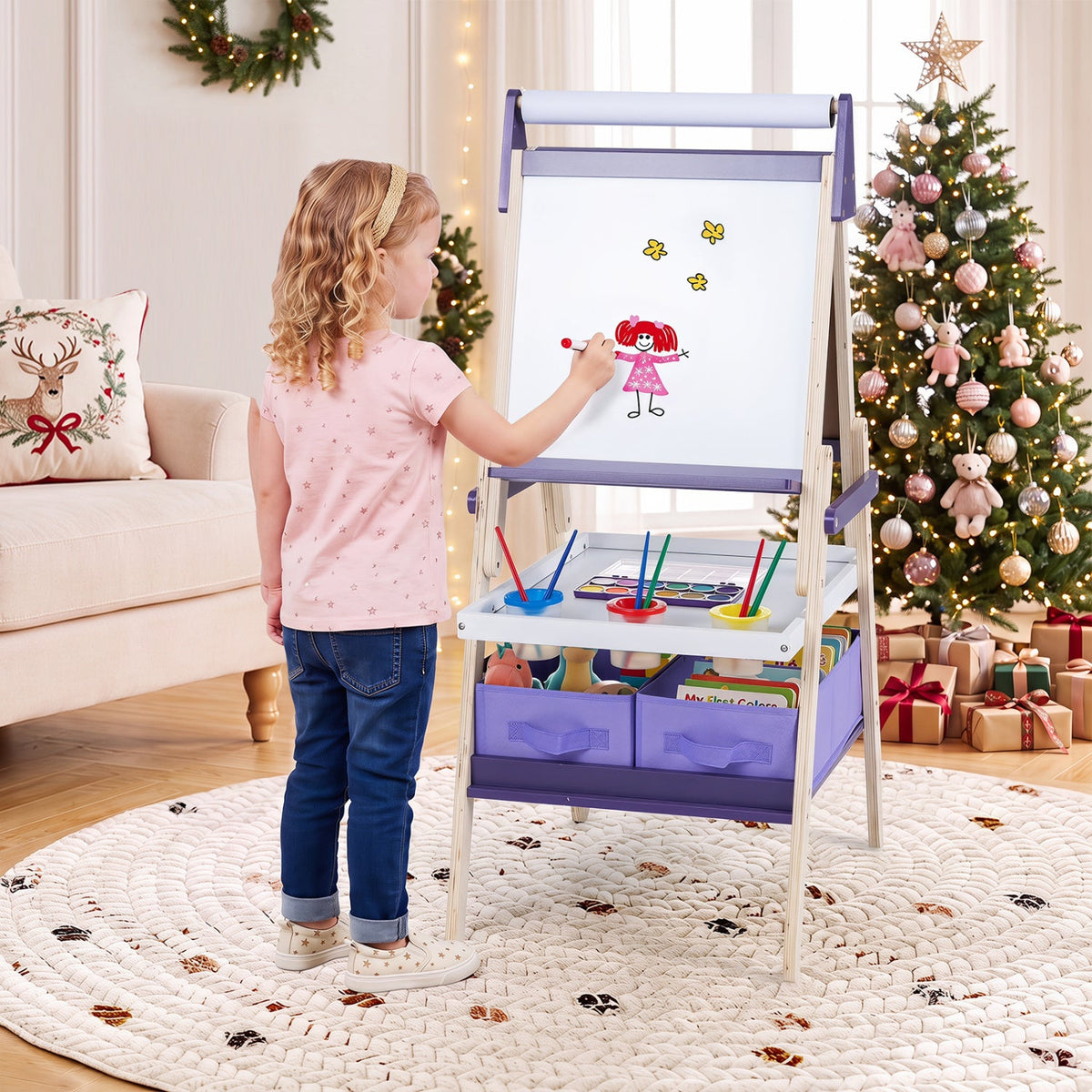 3-in-1 Kids Art Easel