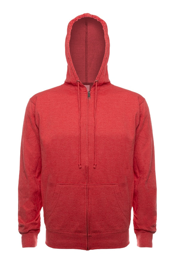 French Terry Zip Hoodie – Cotton/Poly Blend