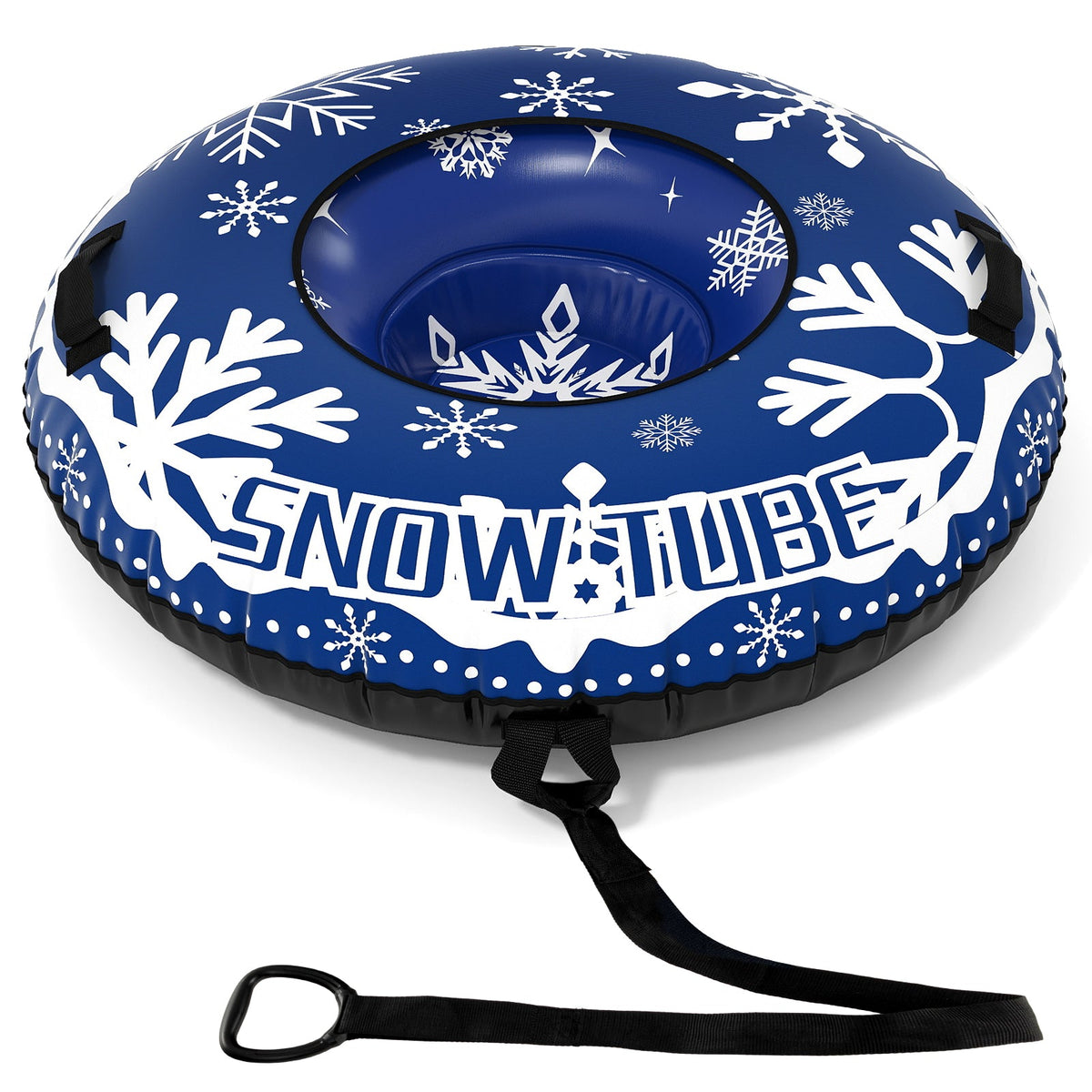 42" Heavy-Duty Inflatable Snow Tube with Tow Strap