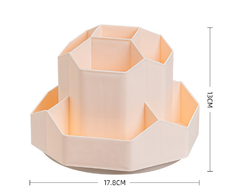 Rotating Desktop Pen Holder – Large Capacity Organizer for Office & School
