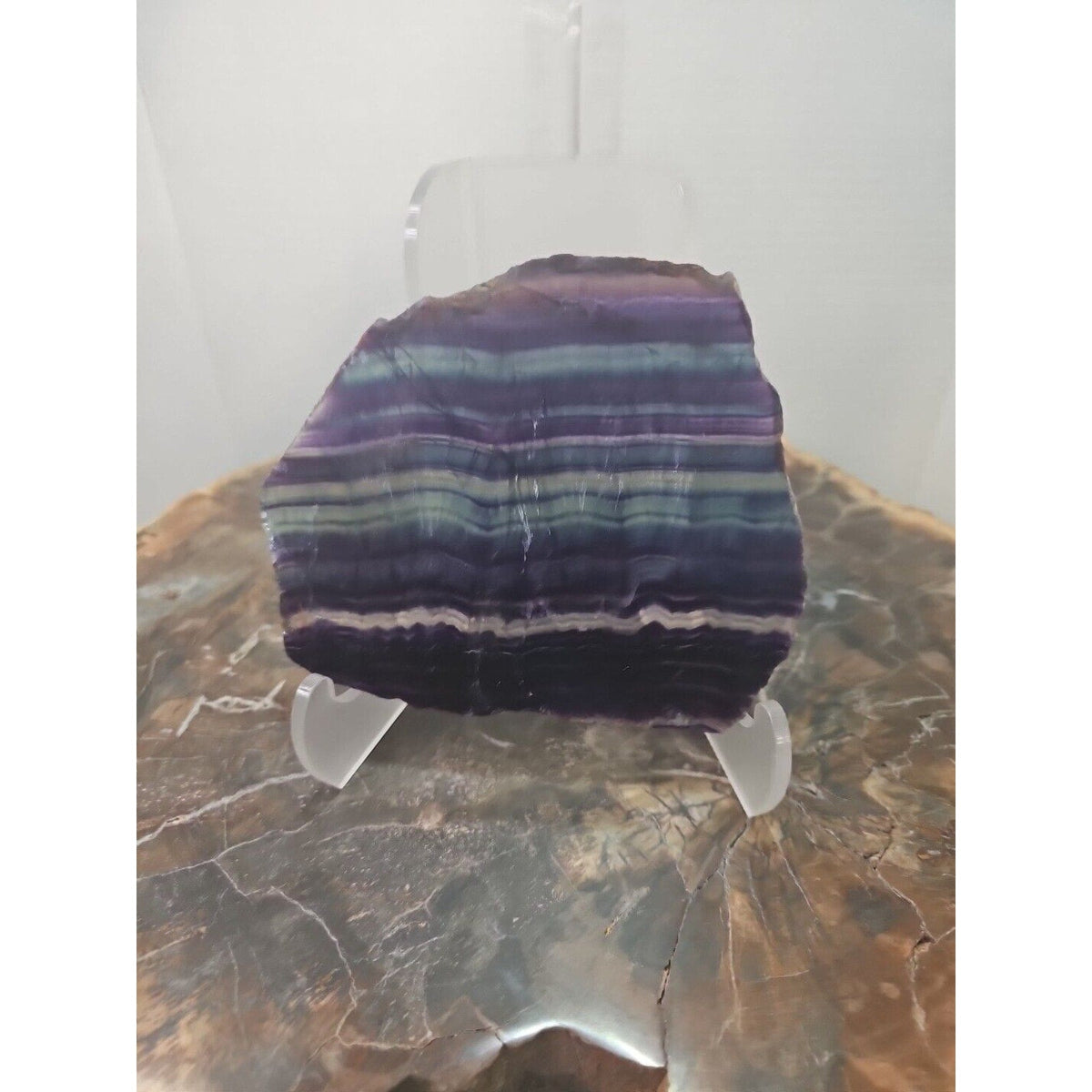Rainbow Fluorite Crystal Flake Specimen
