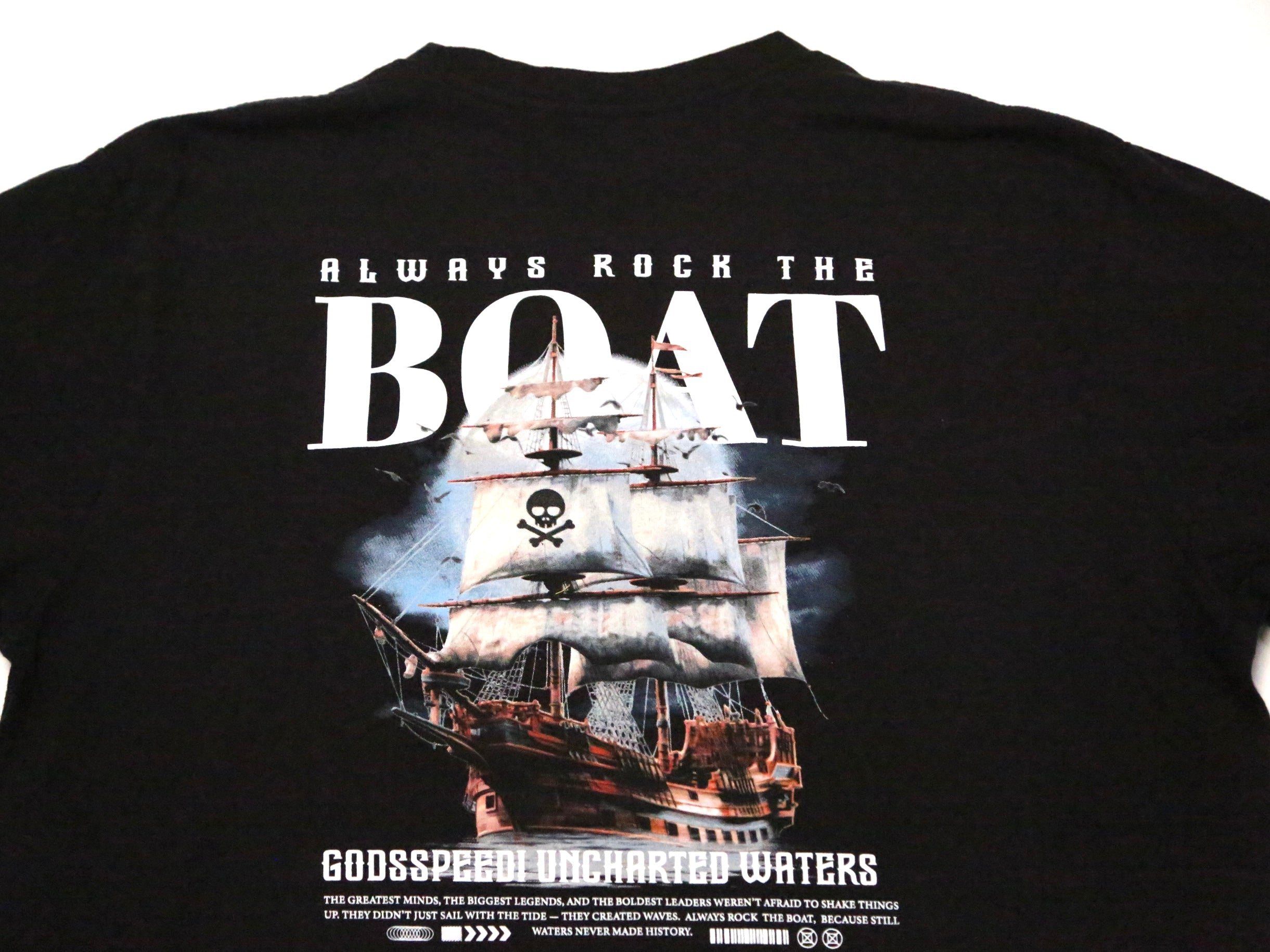 Always Rock The Boat T-Shirt – Black