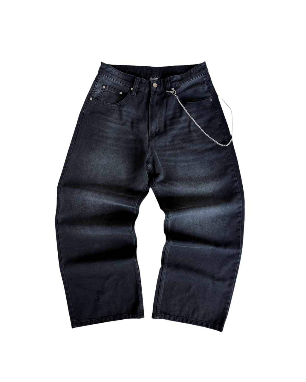 Signature Denim – Baggy Black Jeans