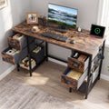 48-Inch Computer Desk with Power Outlet