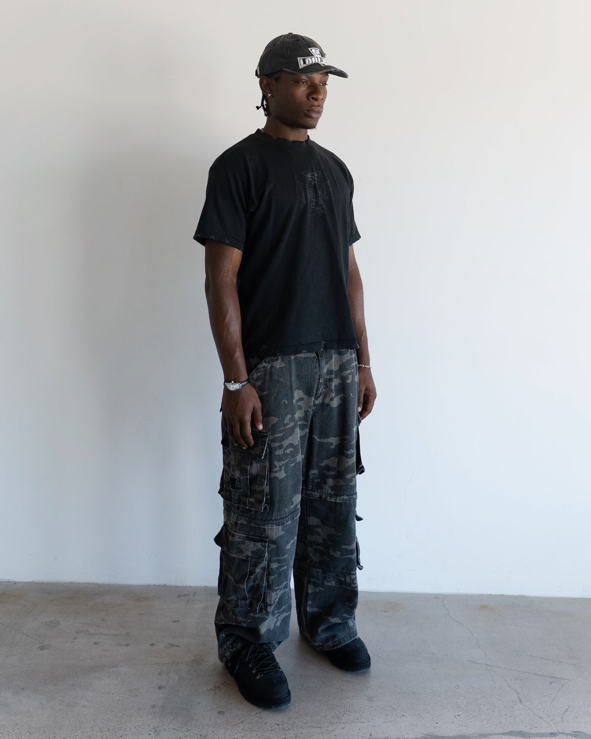 Into The Woods Cargo Pants – Dark Camo
