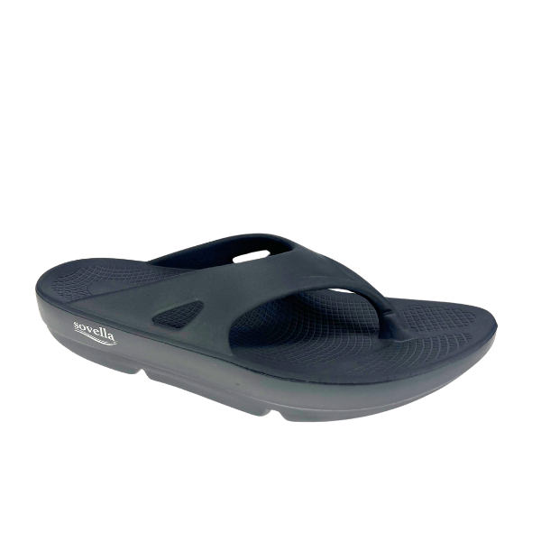 Sovella Men's PF Thong Active Recovery Sandal – Dark Grey