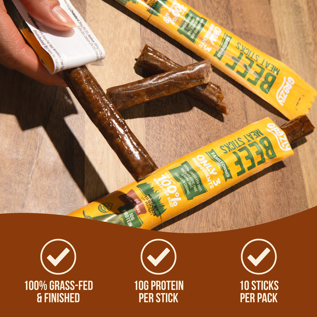 Grass-Fed Beef Meat Sticks