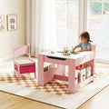 4-in-1 Kids Activity Table & 2 Chairs Set