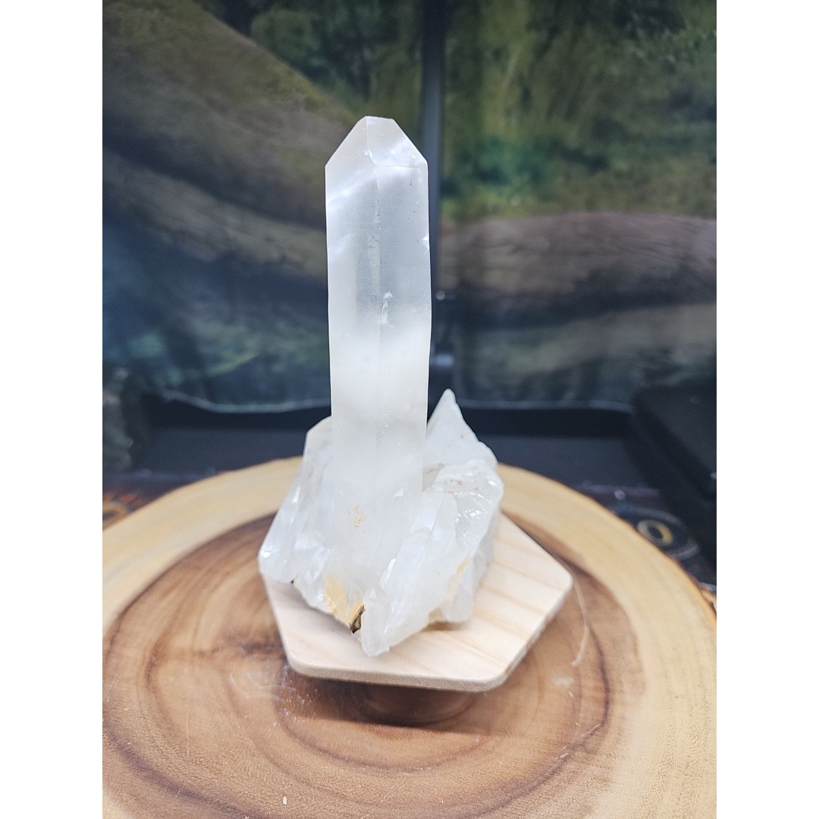 Clear White Quartz Crystal Cluster — 1.28 lb | Natural Specimen from Madagascar