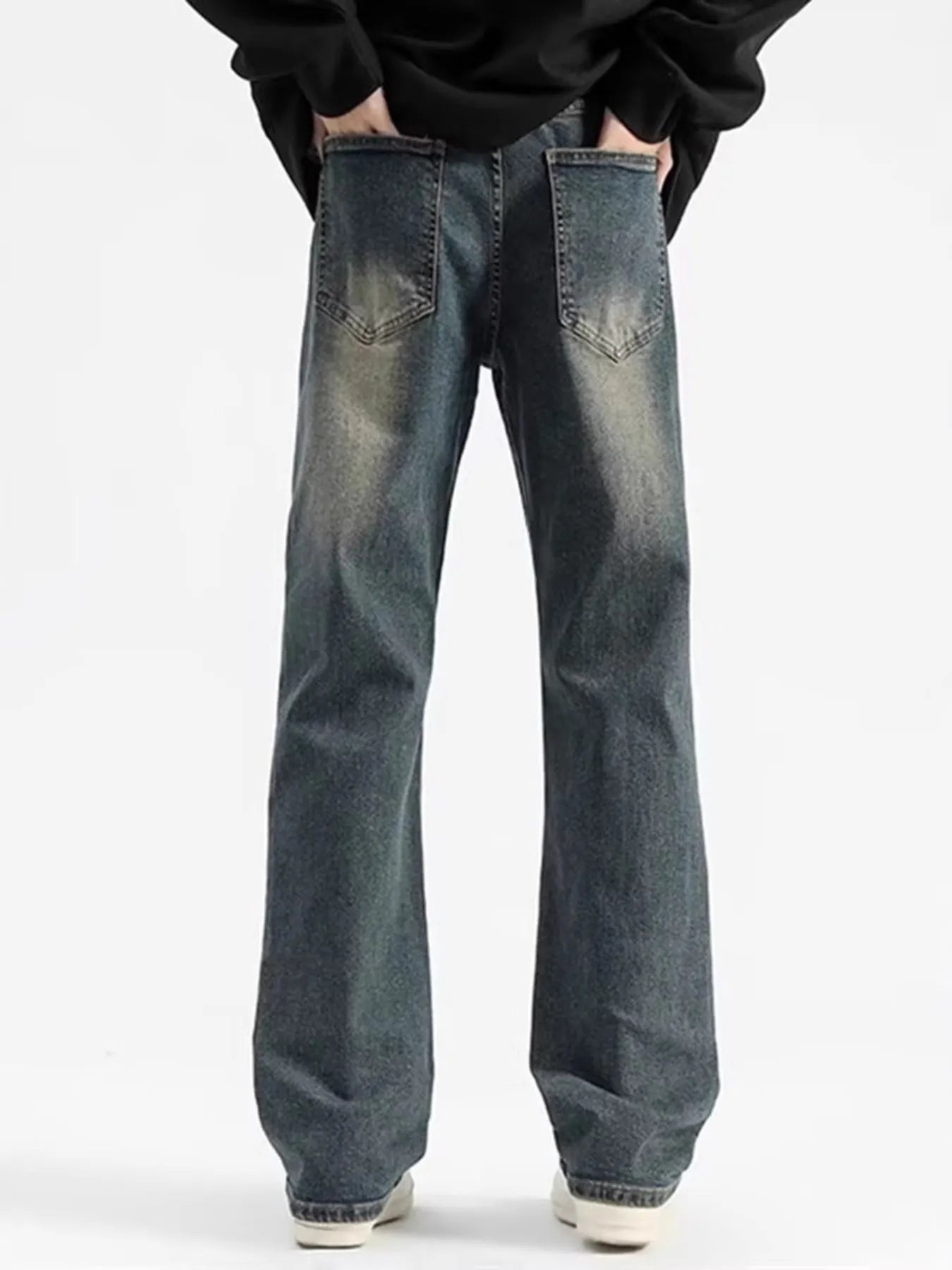 Men's Vintage Wash Loose Fit Jeans