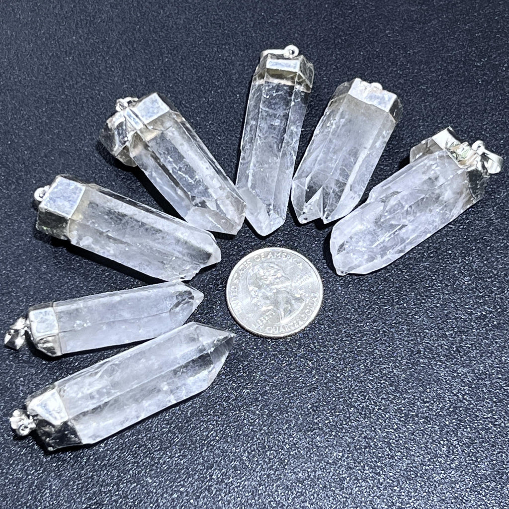 Large Quartz Crystal Point Pendant