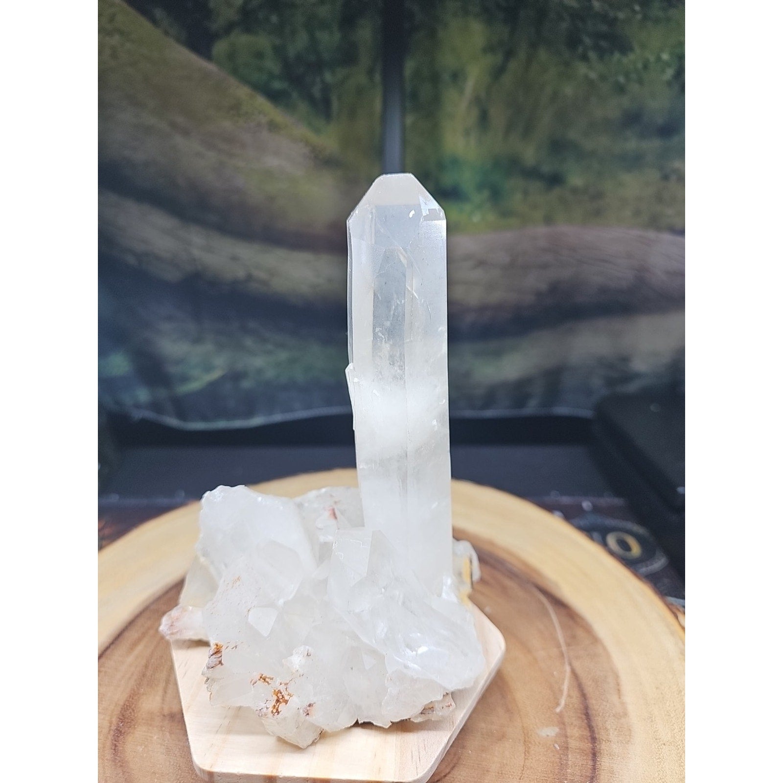 Clear White Quartz Crystal Cluster — 1.28 lb | Natural Specimen from Madagascar