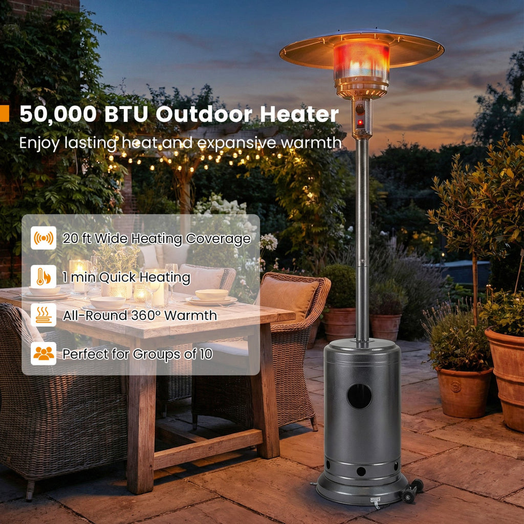 50,000 BTU Propane Patio Heater
