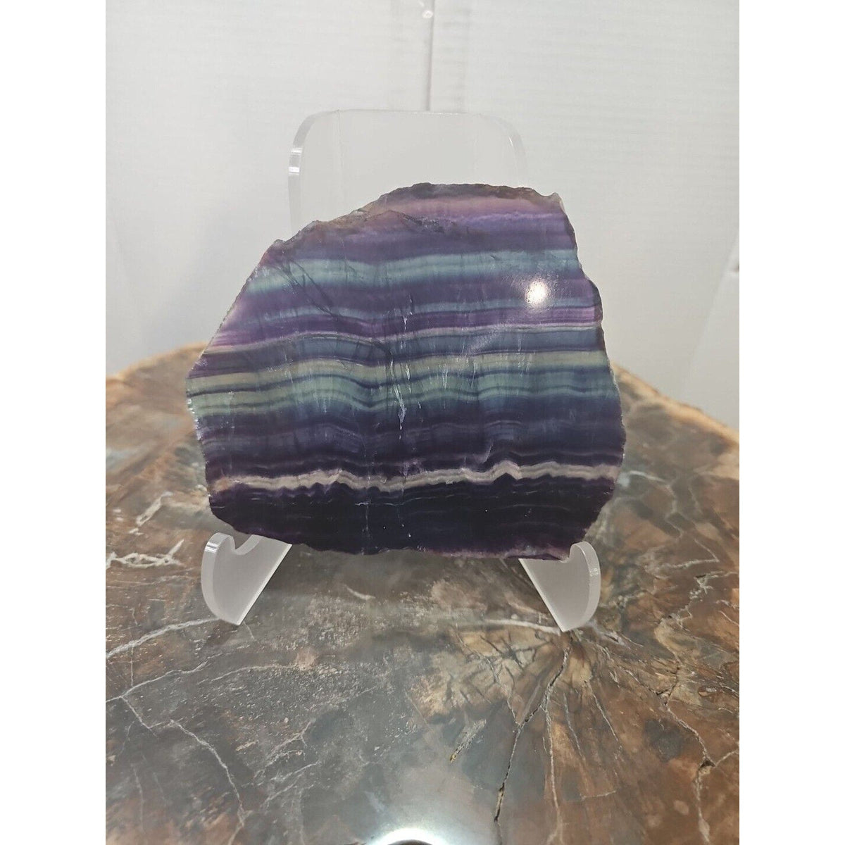 Rainbow Fluorite Crystal Flake Specimen