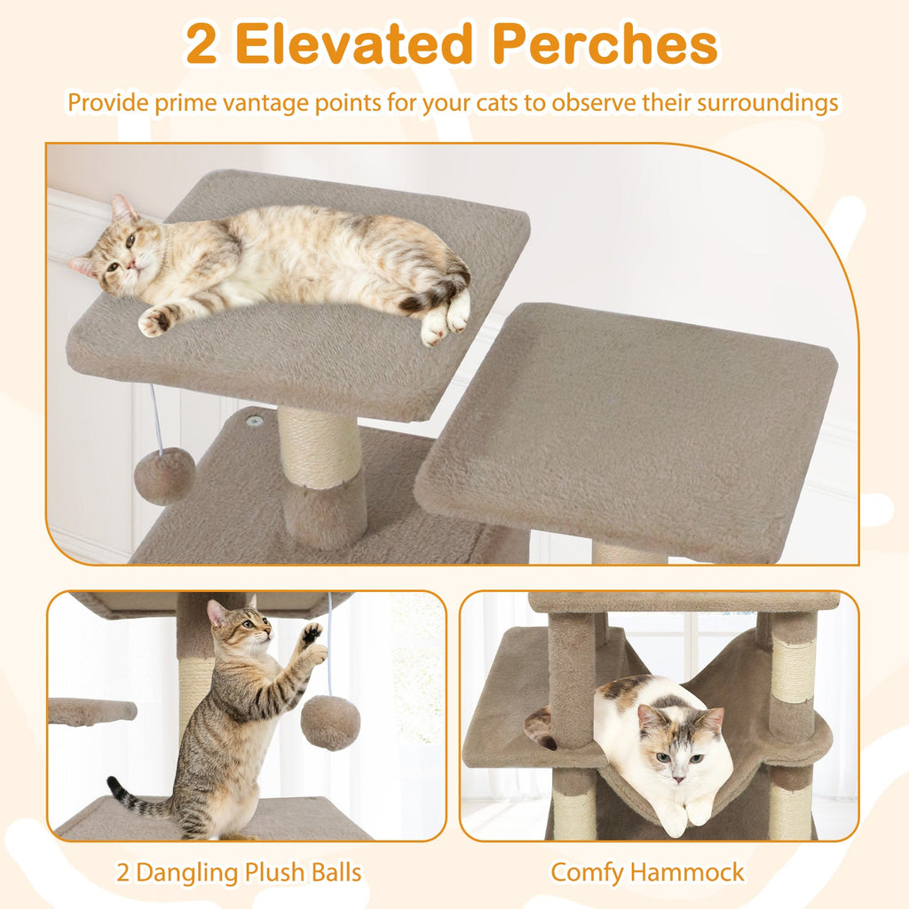 57-Inch Multi-Level Cat Tree