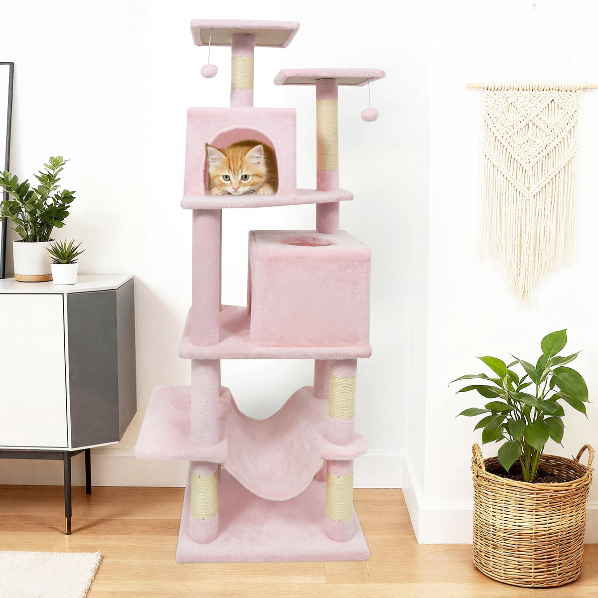 57-Inch Multi-Level Cat Tree