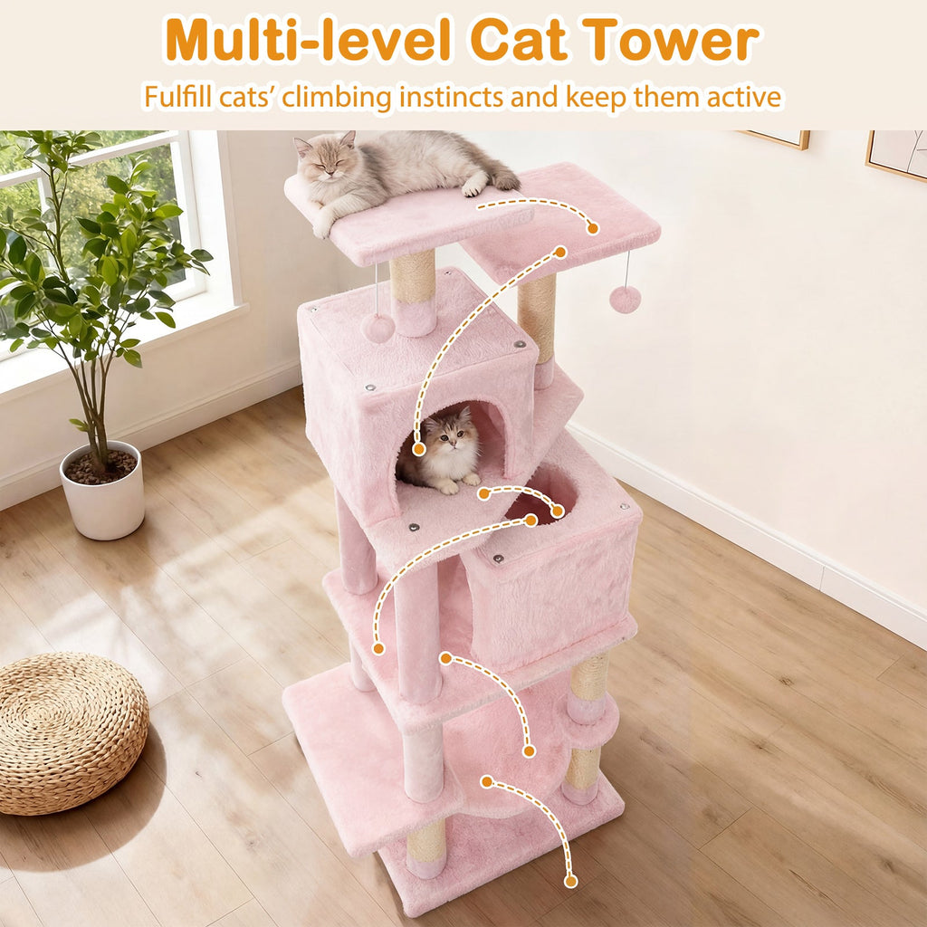 57-Inch Multi-Level Cat Tree