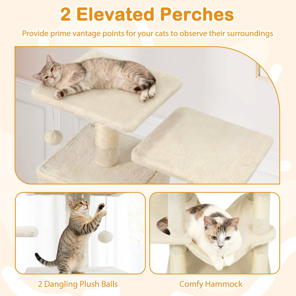 57-Inch Multi-Level Cat Tree