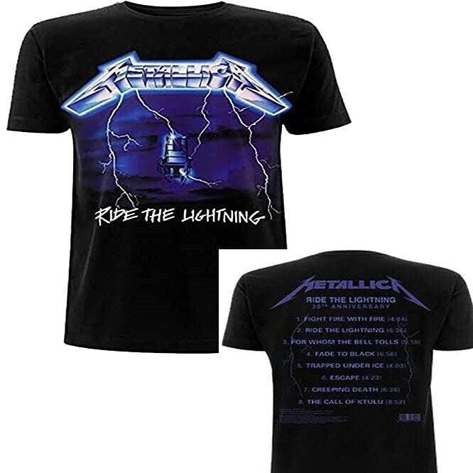 Metallica Ride the Lightning Officially Licensed Men's T-Shirt