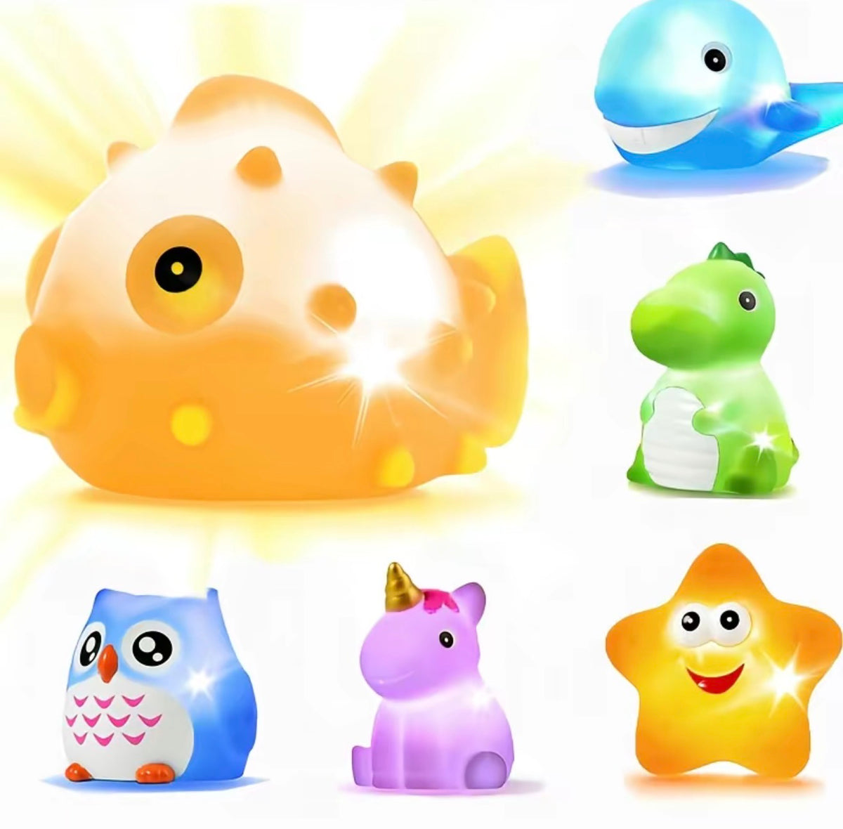 GlowSplash LED Bath Toys