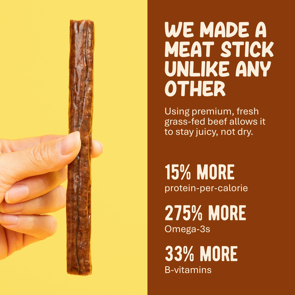 Grass-Fed Beef Meat Sticks