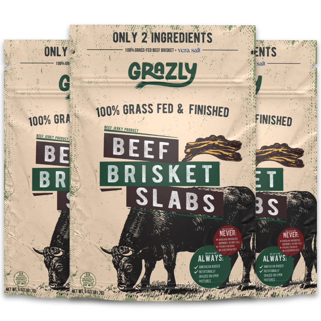 Grass-Fed Beef Brisket Slabs