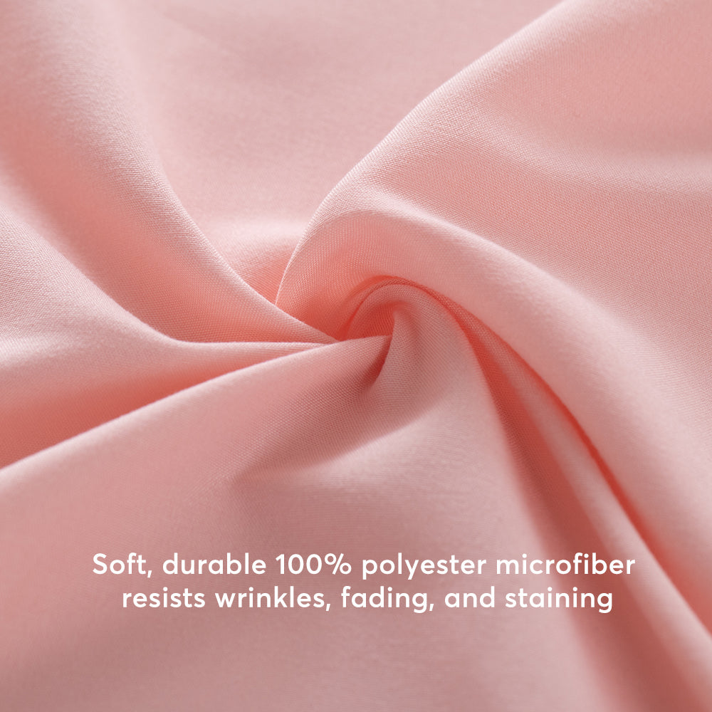 Kasentex Summer Duvet Cover Bedding Set — Hypoallergenic Microfiber with Pillowcase & Fitted Sheet