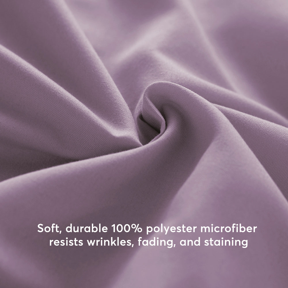 Kasentex Summer Duvet Cover Bedding Set — Hypoallergenic Microfiber with Pillowcase & Fitted Sheet