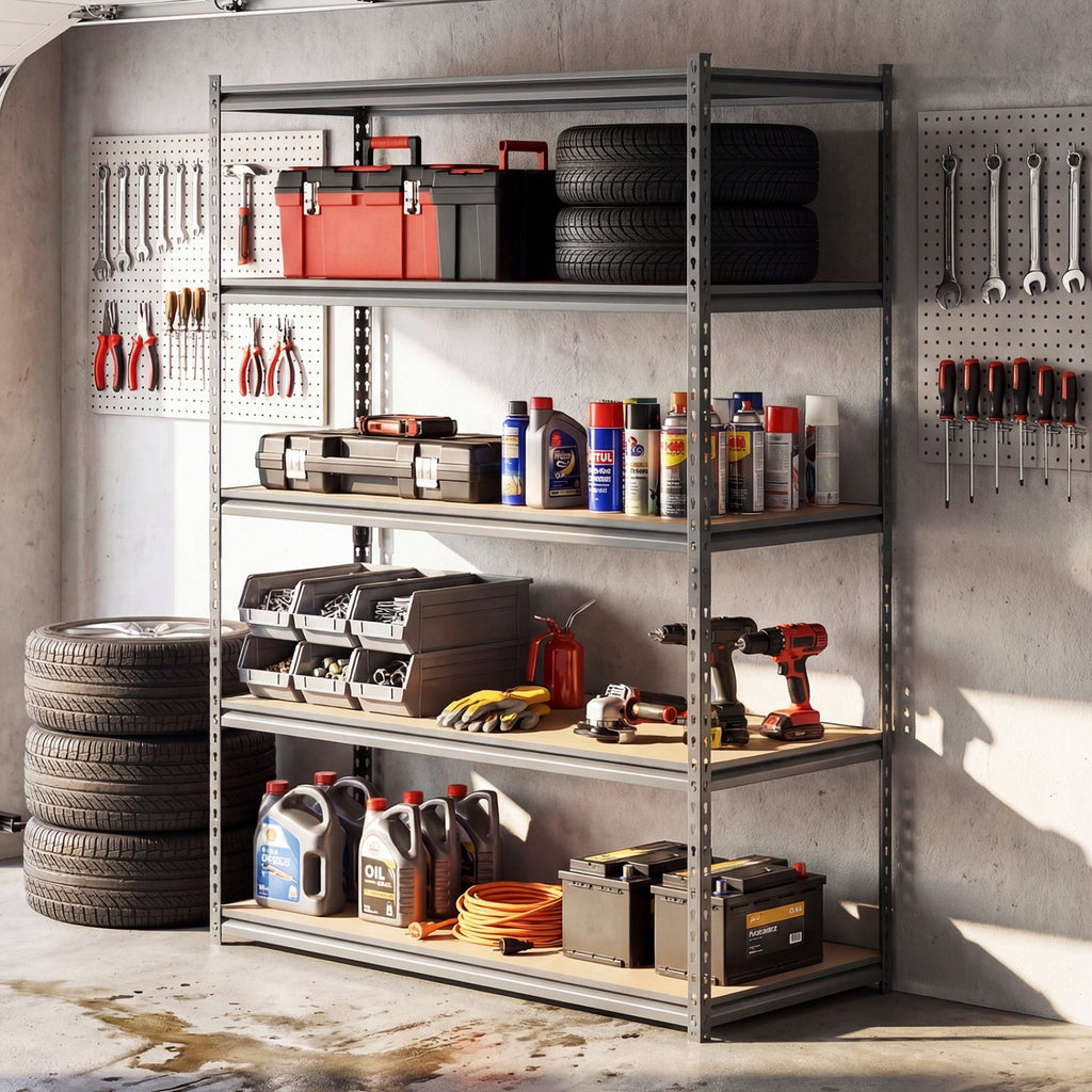 5-Tier Metal Garage Shelving Unit