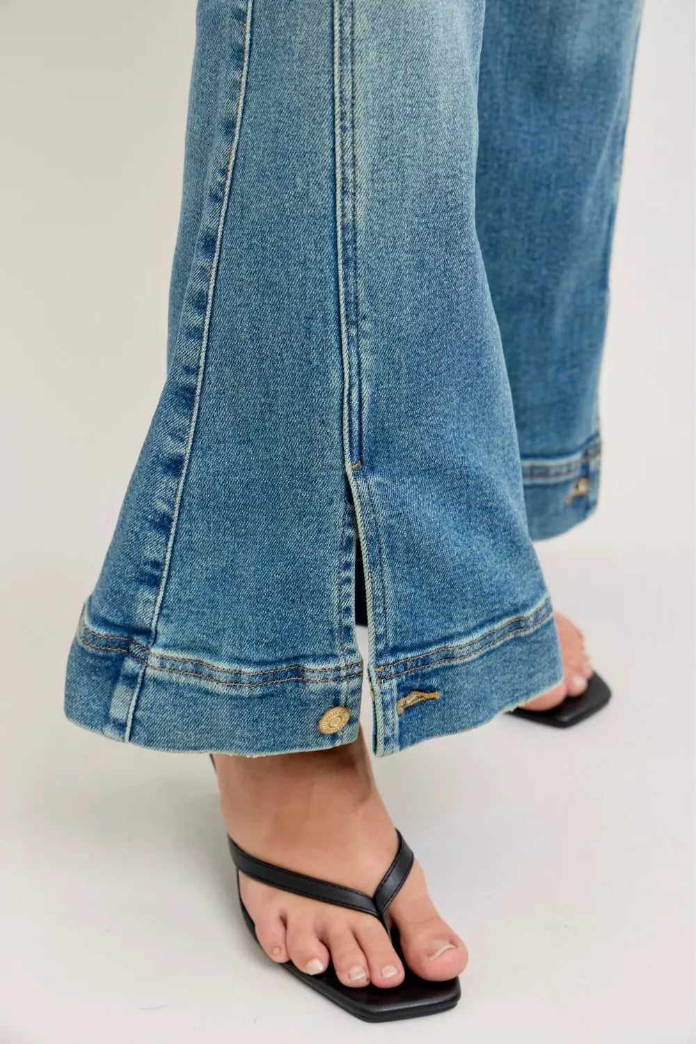 Women's High Waist Flare Jeans | Vintage Wash