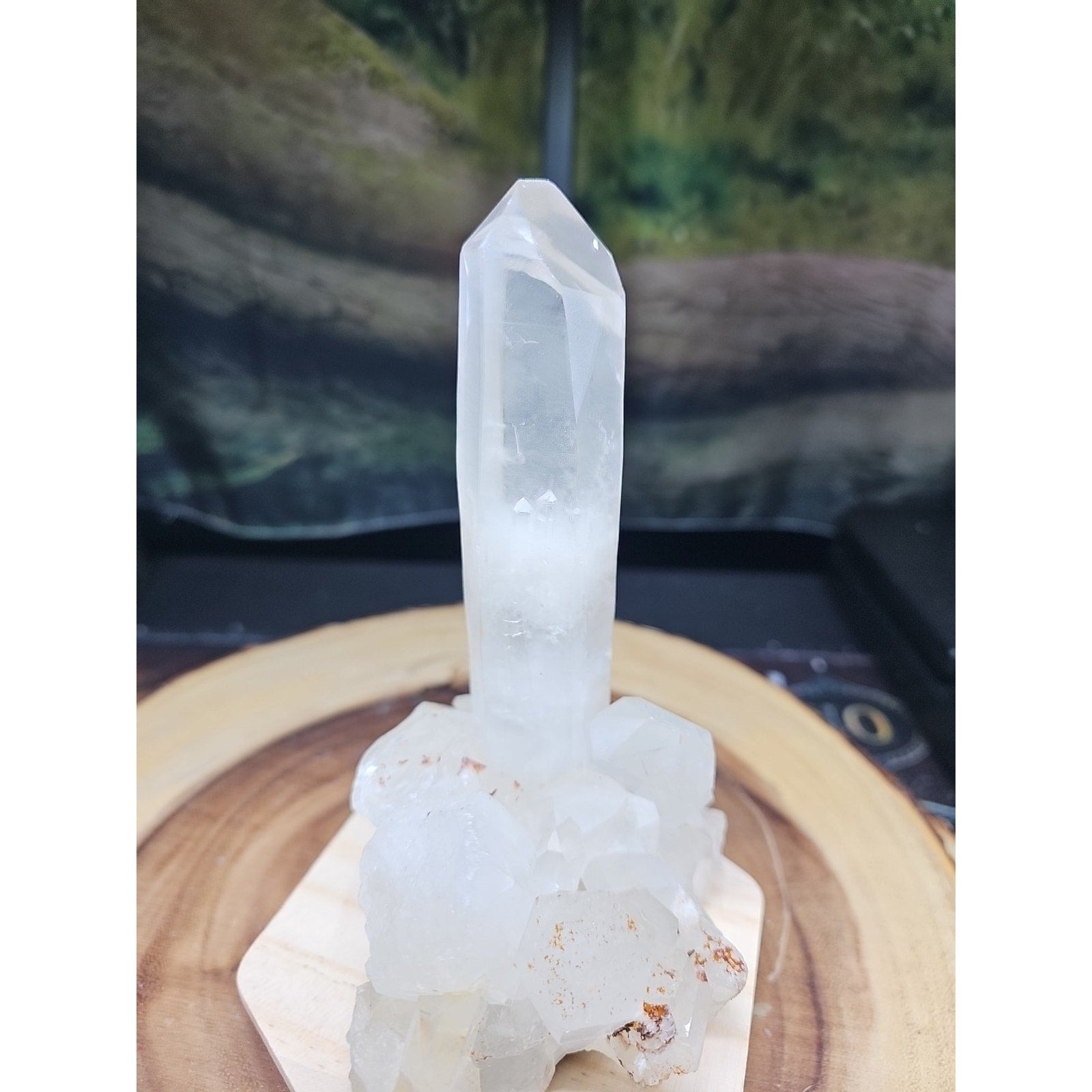 Clear White Quartz Crystal Cluster — 1.28 lb | Natural Specimen from Madagascar