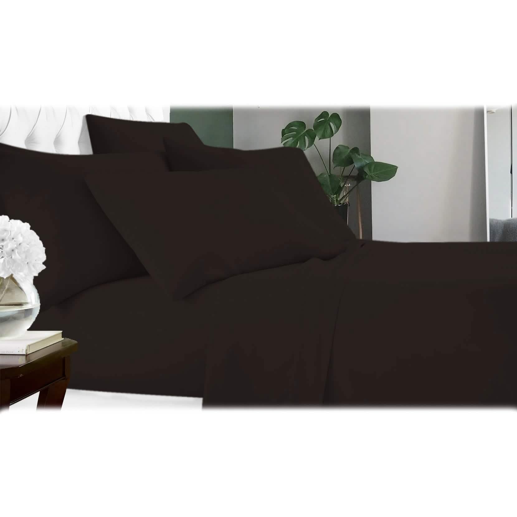 6-Piece Luxury Cool Bamboo Microfiber Sheet Set — 17 Colors, Full to King