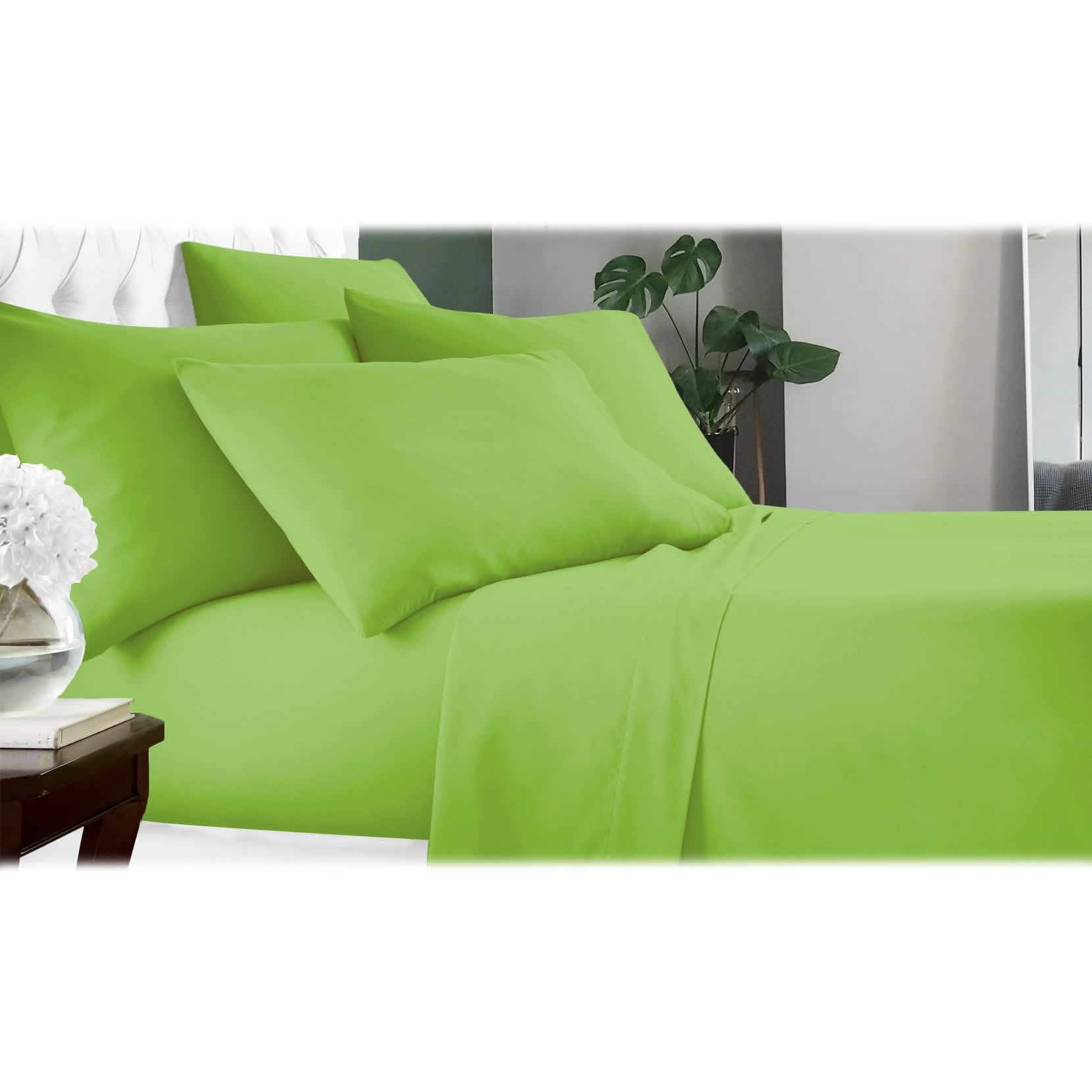 6-Piece Luxury Cool Bamboo Microfiber Sheet Set — 17 Colors, Full to King