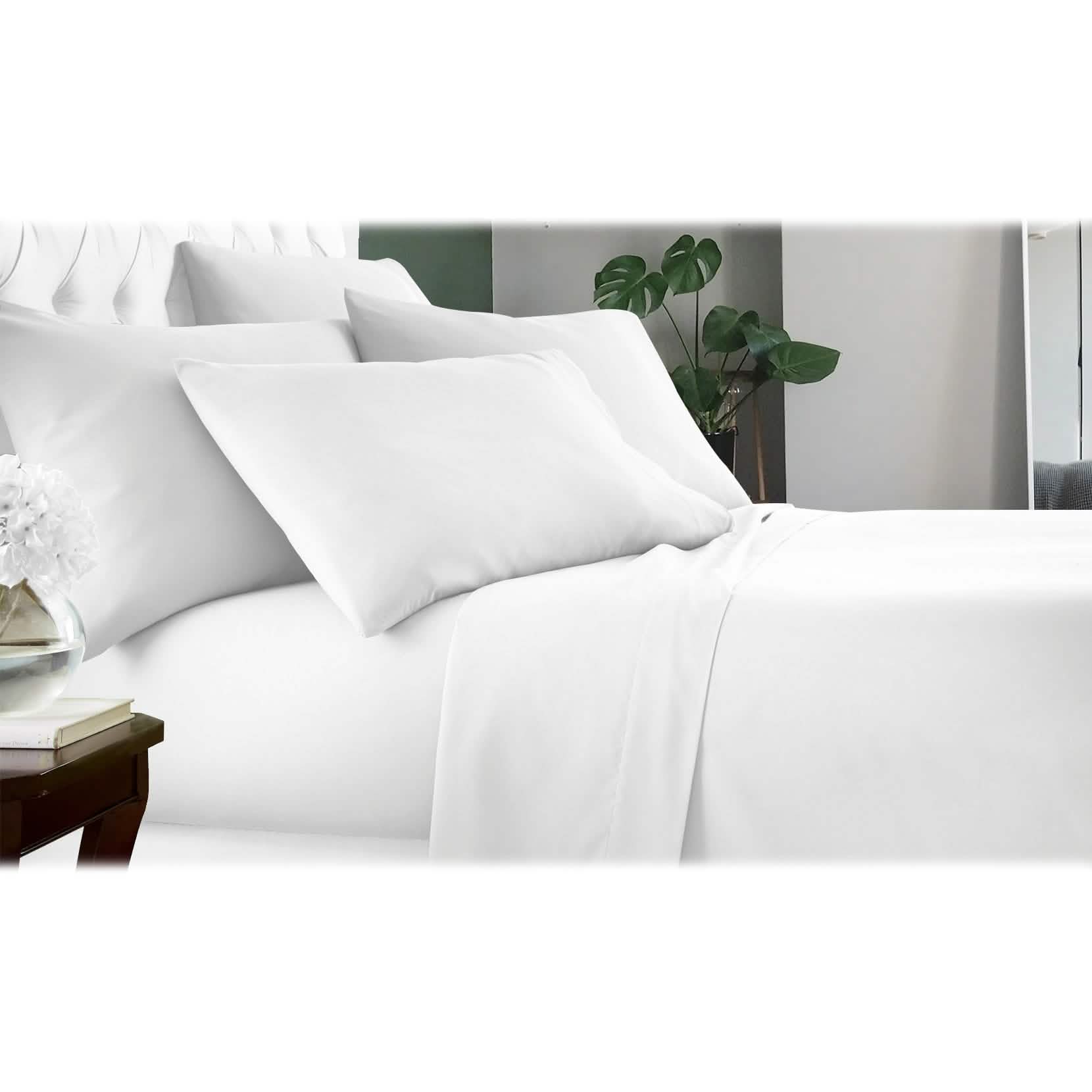 6-Piece Luxury Cool Bamboo Microfiber Sheet Set — 17 Colors, Full to King