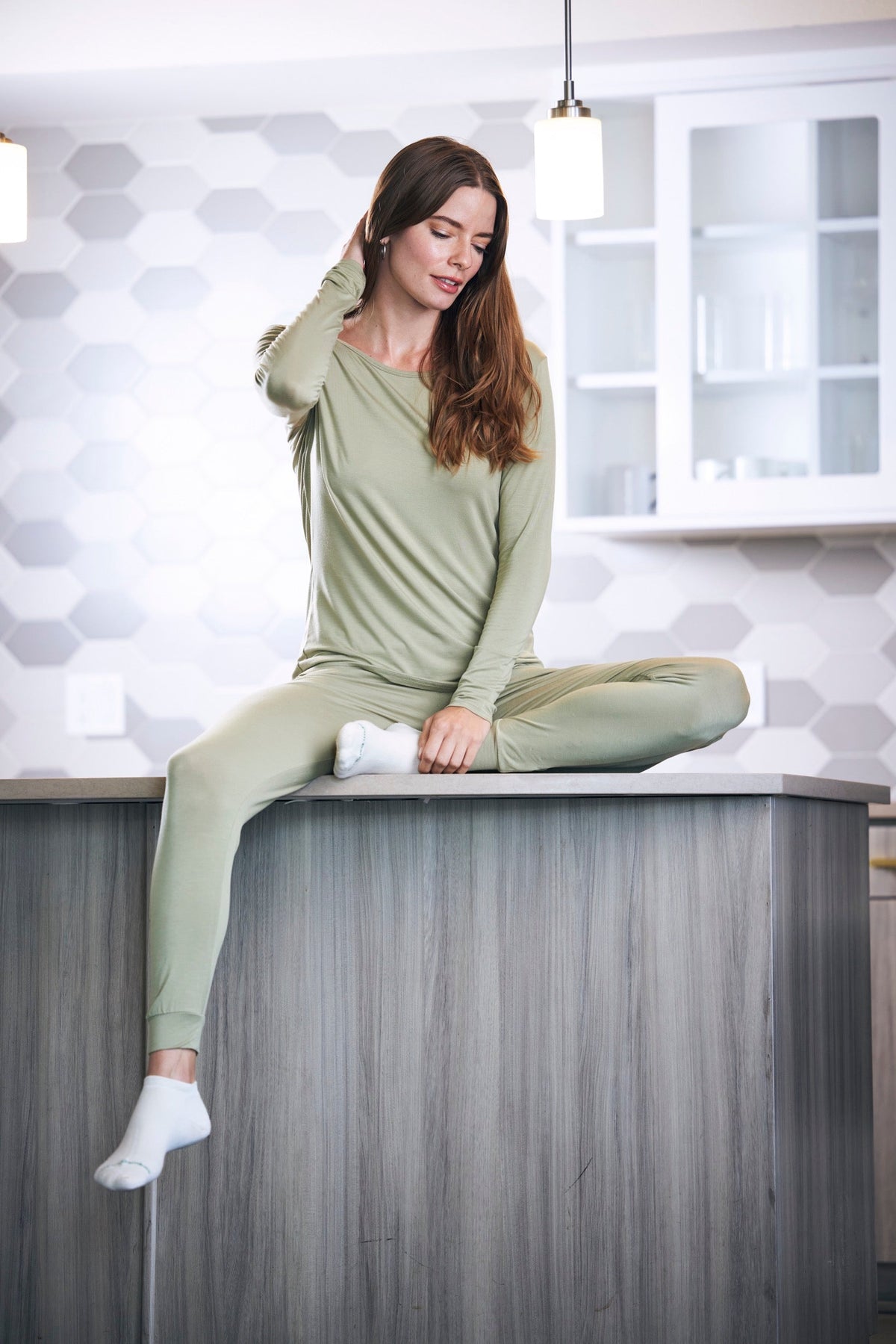Bamboo Lounge Set - Long Sleeve T-Shirt and Jogger Pants