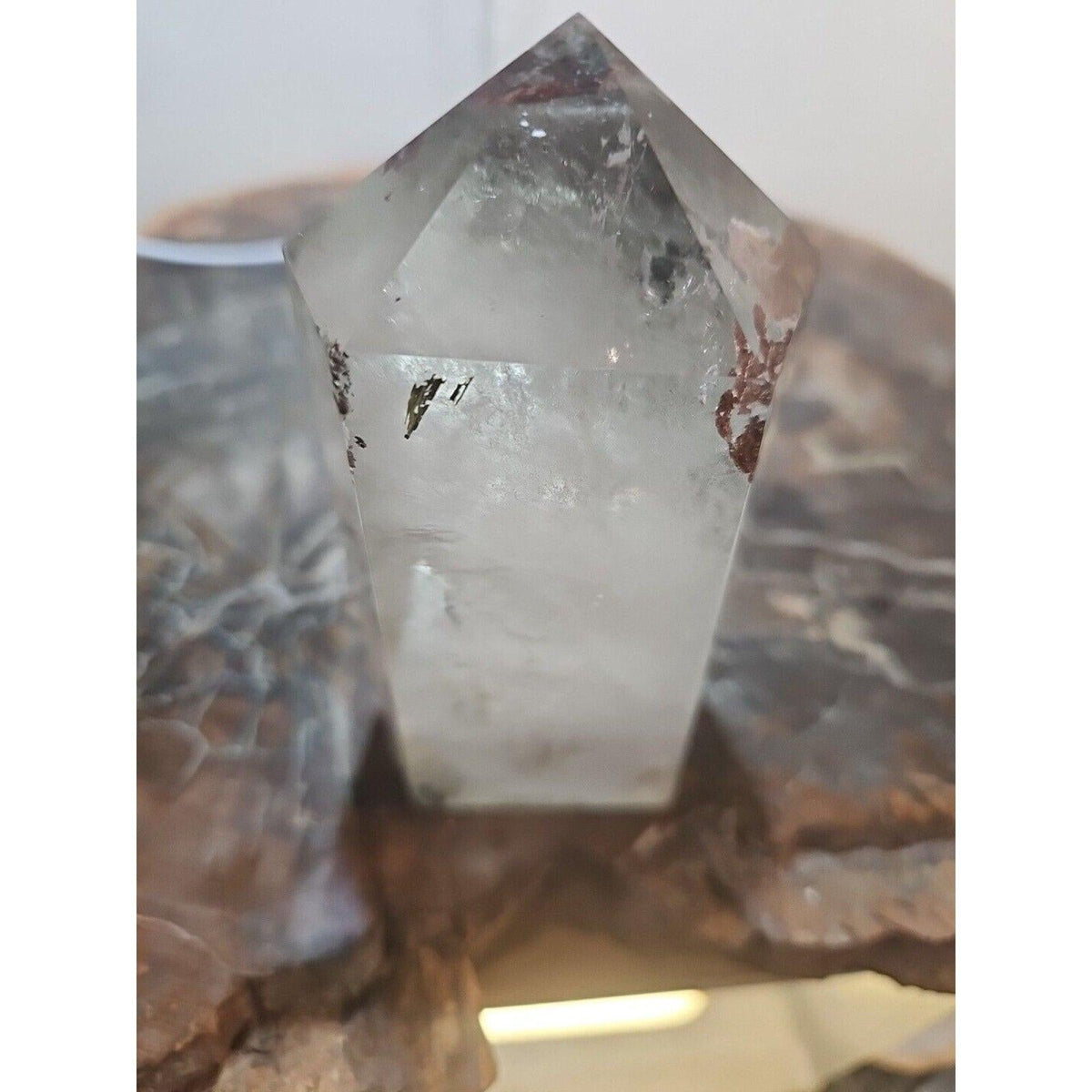Green Ghost Phantom Quartz Obelisk