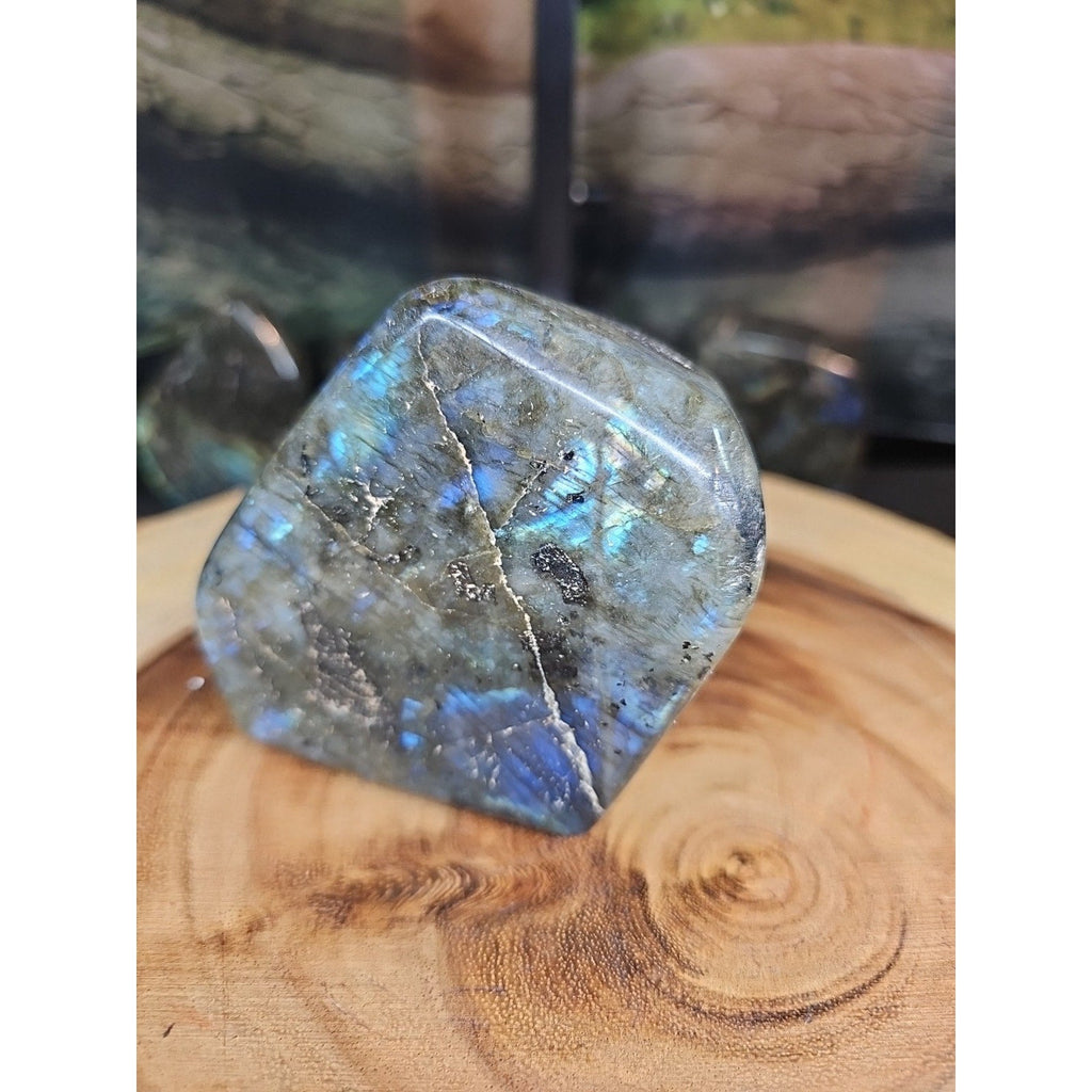 Rainbow Labradorite Spectrolite Specimen — 1.29 lb | Natural Crystal from Madagascar