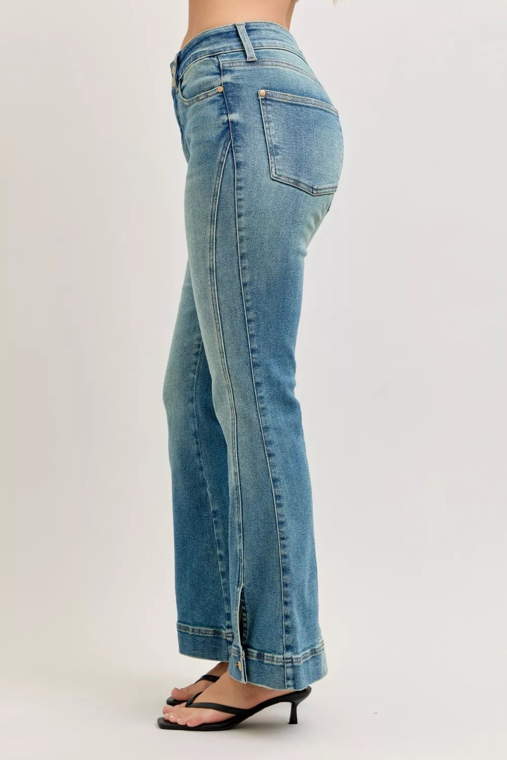 Women's High Waist Flare Jeans | Vintage Wash