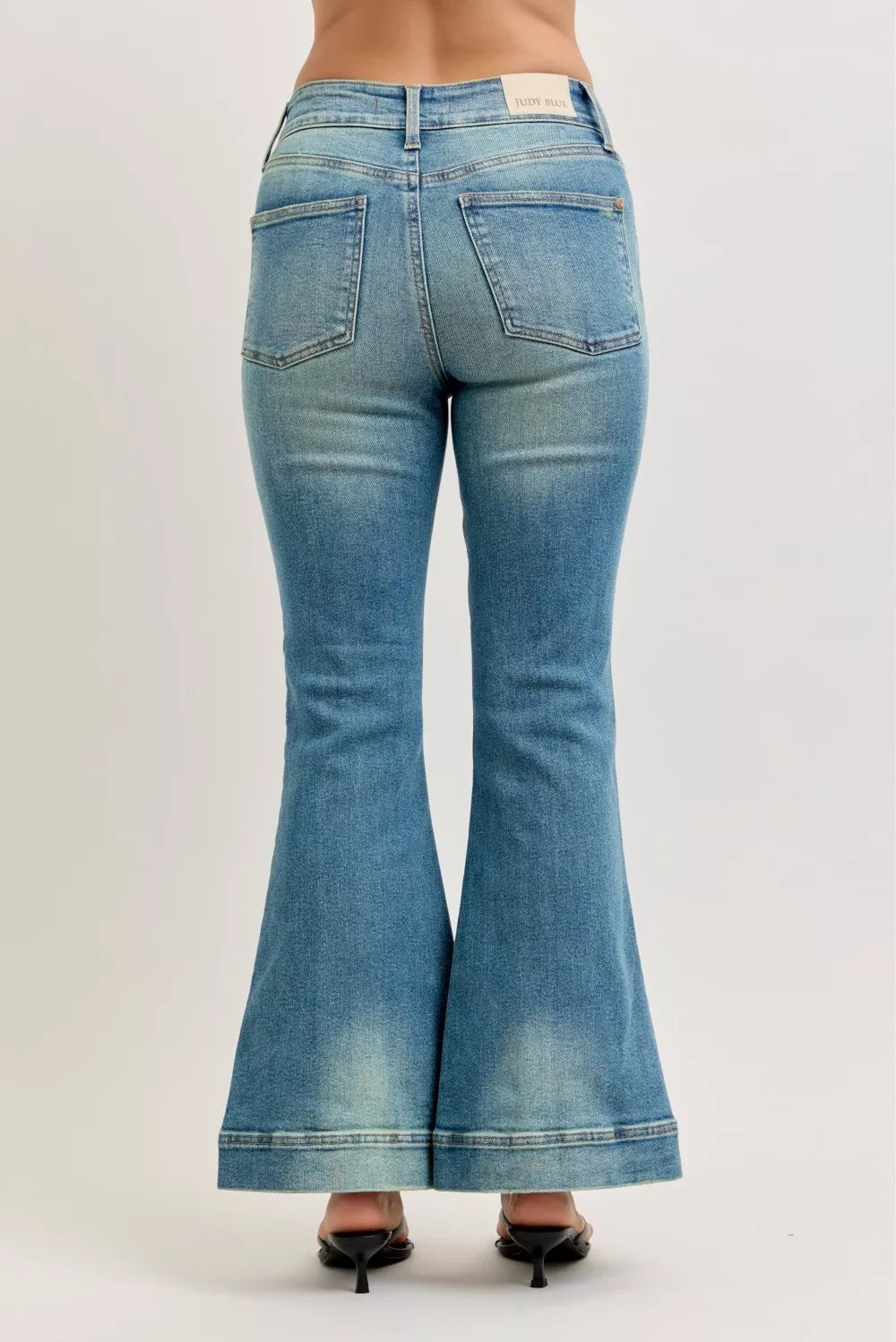 Women's High Waist Flare Jeans | Vintage Wash