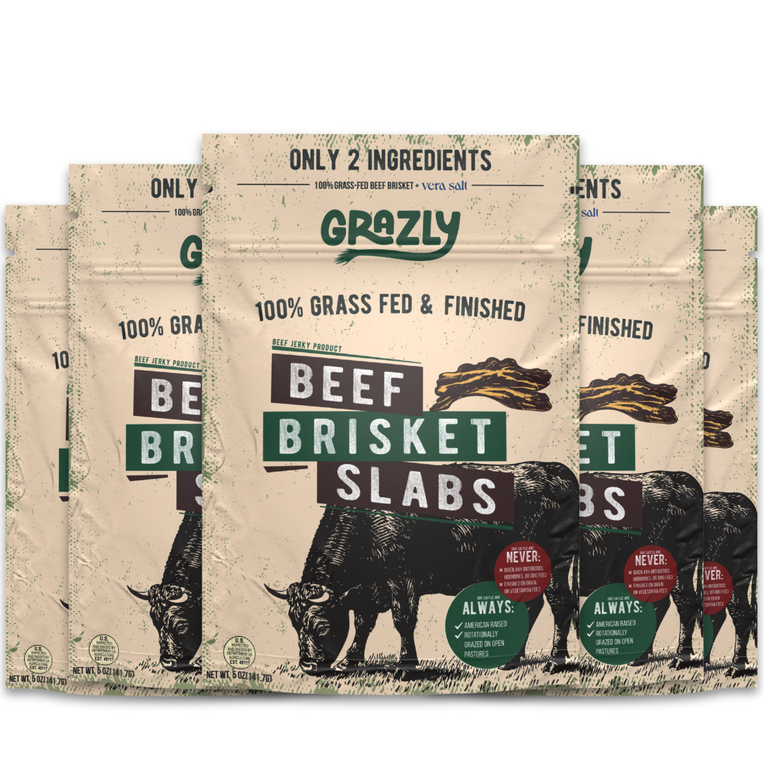 Grass-Fed Beef Brisket Slabs