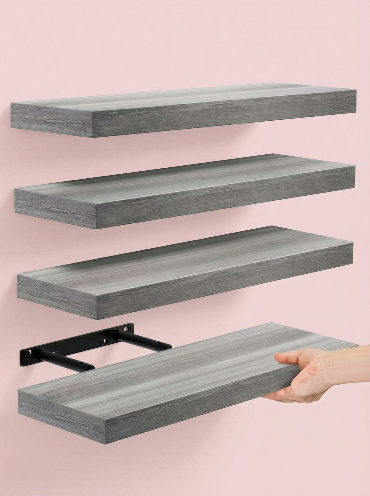Floating Wall Shelves - Set of 4