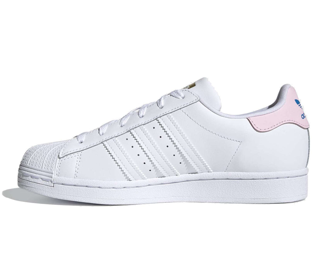 adidas Originals Women's EGLE Superstar Sneakers - Cloud White / Clear Pink (Q47223)