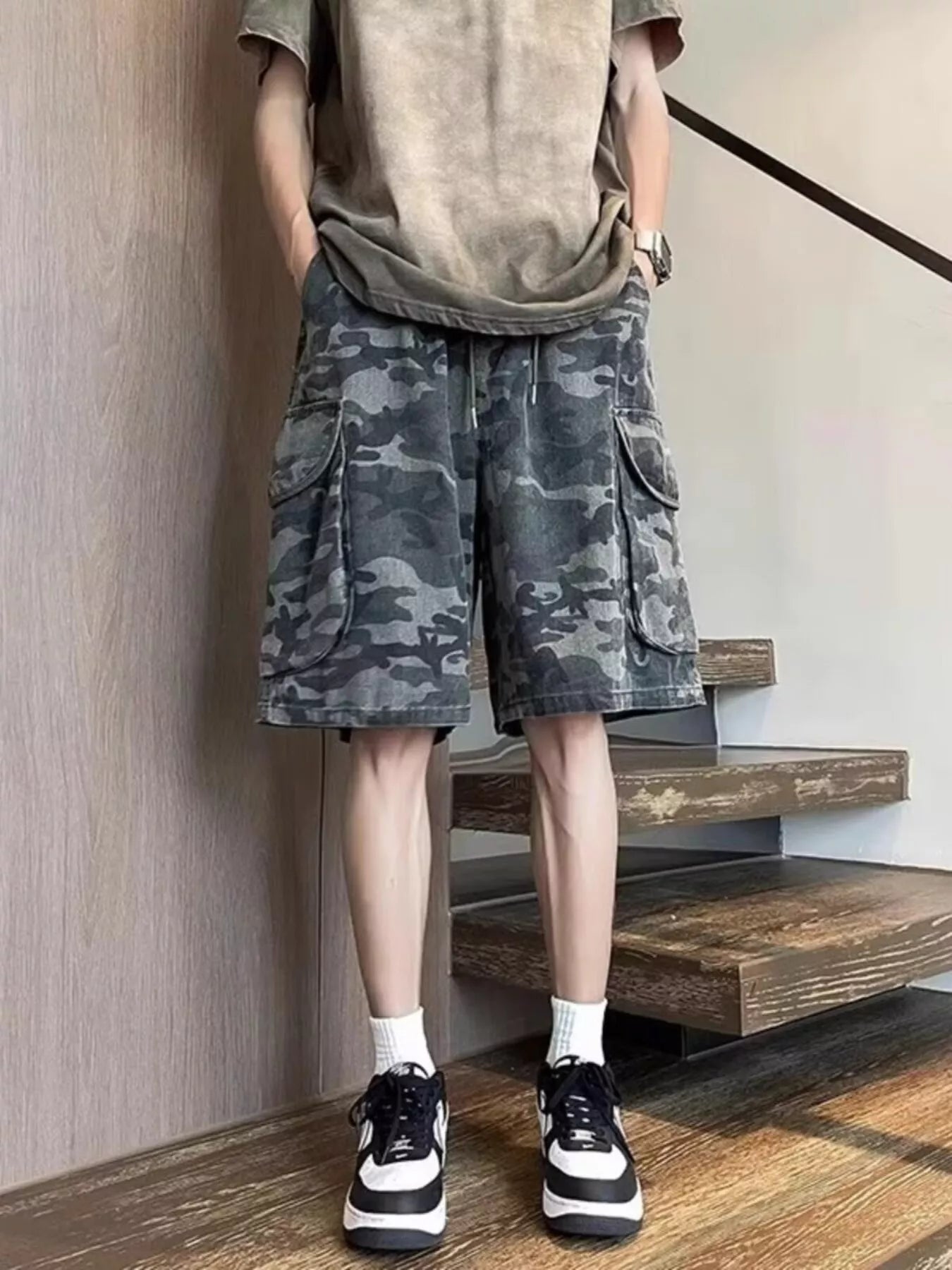 Men's Camouflage Cargo Shorts