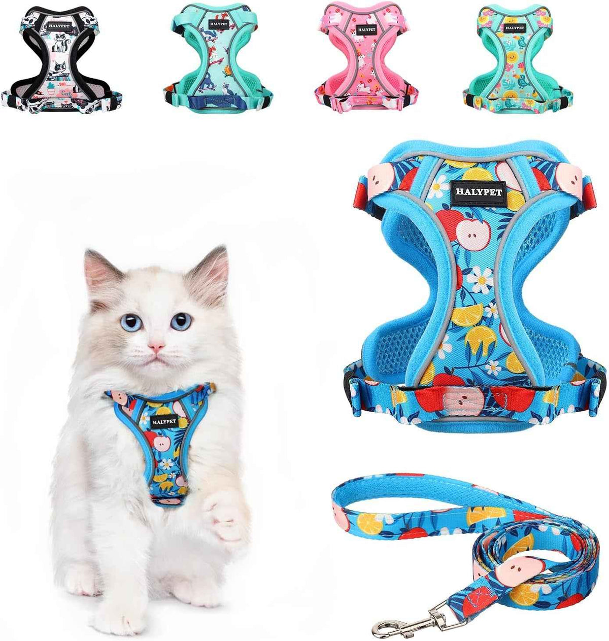 Reflective Cat Harness & Leash Set
